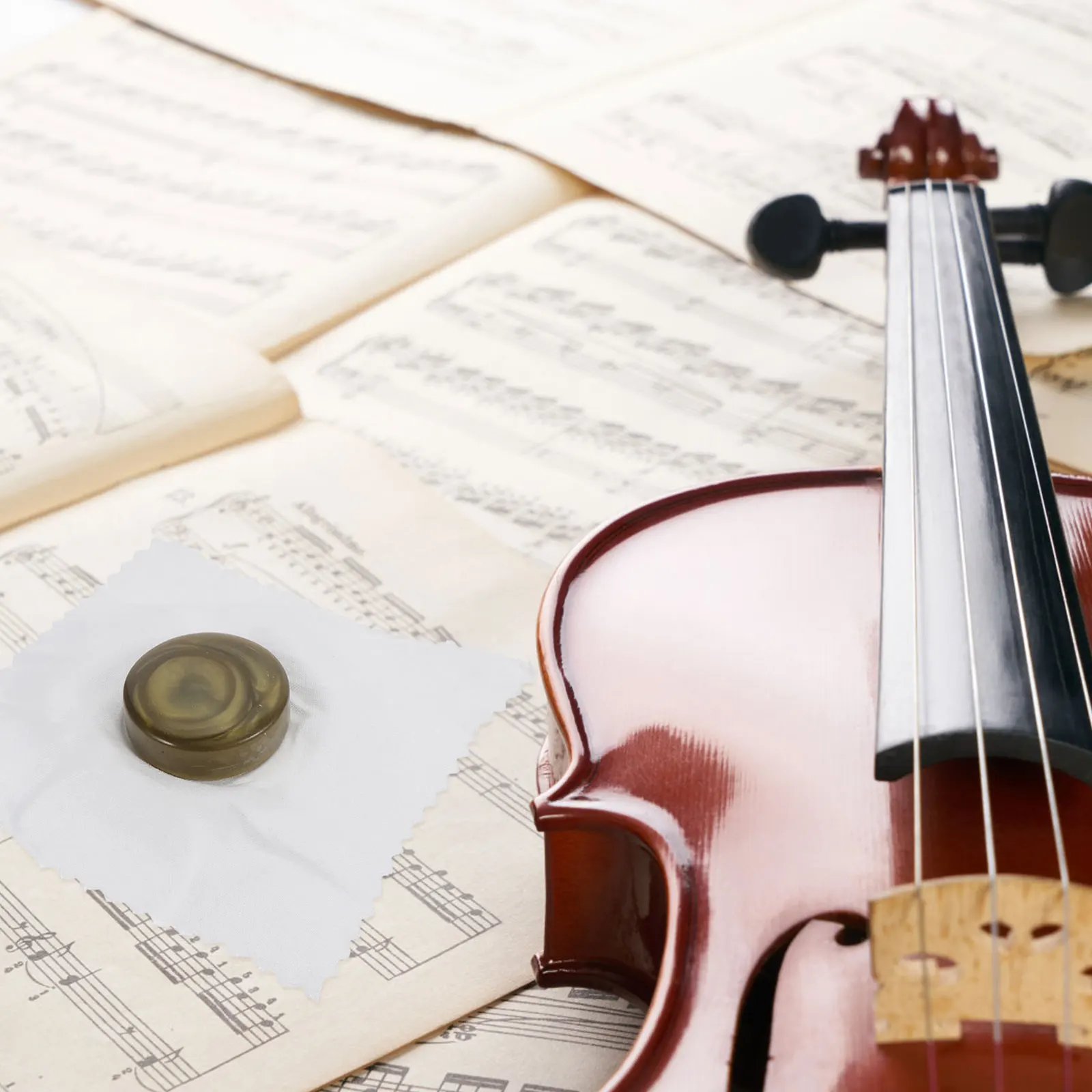 

Practical Violin Rosin Cracked Portable Dust Free High Quality Musical Instrument Accessory Violin Maintenance