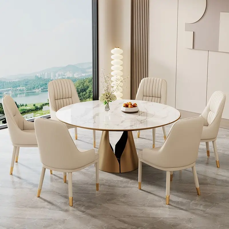 Scandinavian Cream Upholstered Accent Chair Metal Leg Gold Caps Indoor Makeup Dining Ergonomic Single Leisure Seat