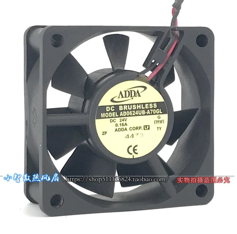 

ORIGINAL AD0624UB-A70GL DC24V 0.16A 6025 60*60*25mm NEW COOLING FAN RADIATOR