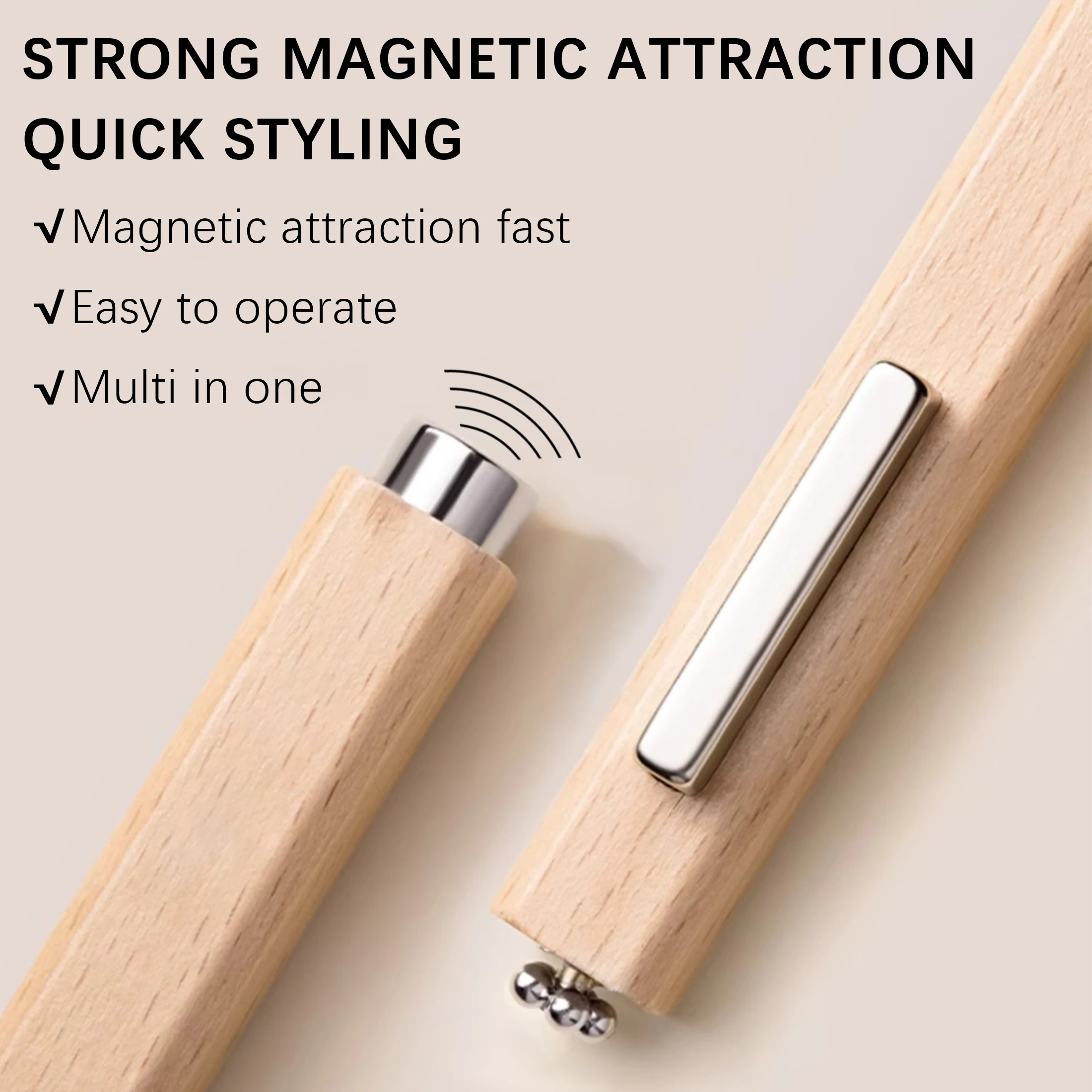 3IN1 Multi-functional French Line/Flowers Magnetic Laser Line Effect Nail Magnet Pen Professional Strong Cat Eye Gel Magnet Pen