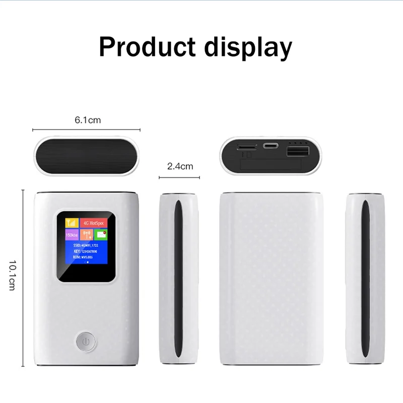 A08F-4G LTE Router 6000Mah Power Bank Router Tragbare Drahtlose Wifi Hotspot Router 150Mbps Wireless Wifi Adapter