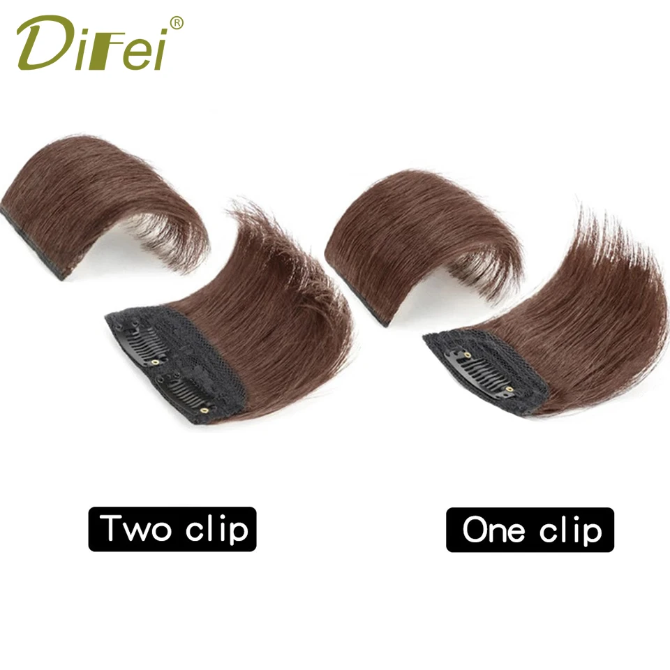 DIFEI One-piece Hair Pad Synthetic Wig Female Pad Hair Root One-piece Invisible Top Fluffy Pad Hair Pads On Both Sides Wig