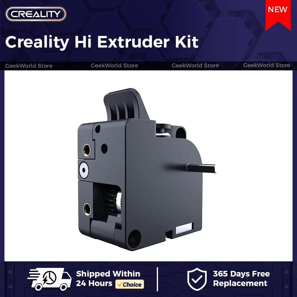 

Creality Original Extruder Kit 6.25:1 Reduction Ratio Built-in Filament Break Sensor Dual Gears for Creality Hi 3D Printer Parts