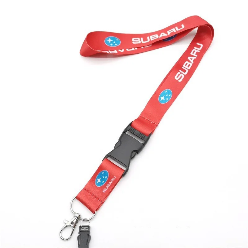 Emblemas de carro Lanyard Keychain para Subaru, ID Pass, ID, Mobile, Cinta de pescoço, XV, STI, Impreza, Forester, Tribeca, BRZ, WRX, Subida,