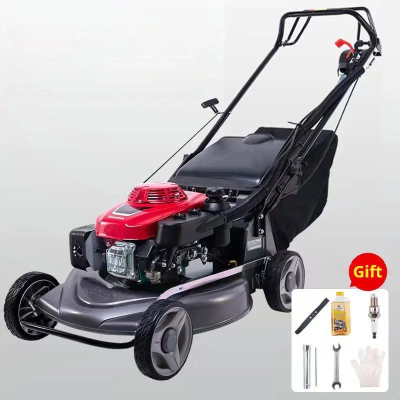 18 Inch Four-Stroke Multi-Function Self Propelled Lawn Mower Grass Cutter