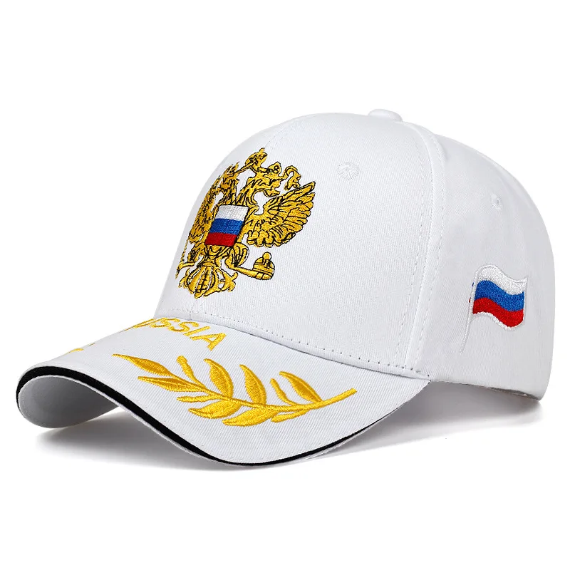 Russian national emblem flag Eagle Embroidered Baseball cap fashion casual cap men's and women's cap