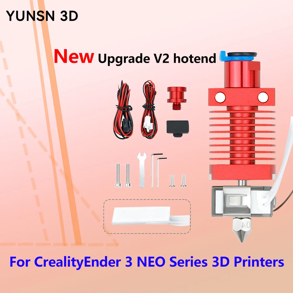 

Upgrade Red Lizard For VORON 2.4 Hotend Electroplated Nozzle Tri-metal Heat Break For 3D Printer CR-10 Ender5 S1 Ender-3 V2 Pro