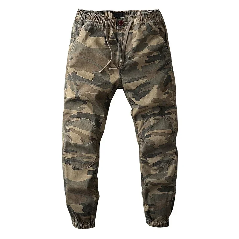 Spring Autumn Men Camouflage Pants Casual Long Outdoor Trousers Cargo Pants Man Outerwear Sportswear Camo Pants Plus Size Xxl