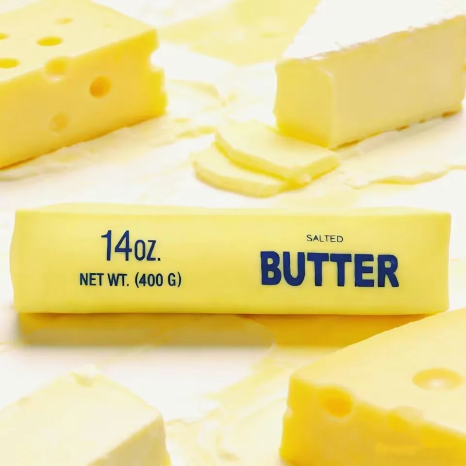14/23CM Butter Stick Fidget Toys Squishy Elastic Cheese Stick Funny Decompression Stress Anxiety Relief Squeeze Prank Toy Relax - view 6