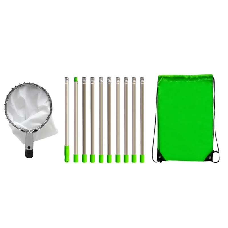ABMH-Fruit Picker Fruit Catcher Withtelescopic Pole Gardening Orchard Picking Tool Fruit Picker Tool