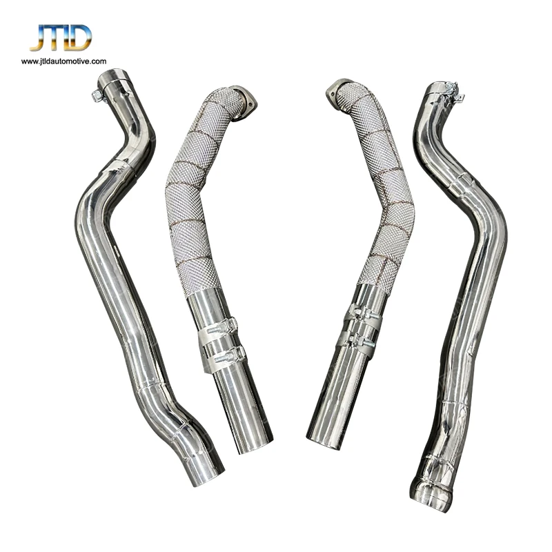 

High Quality Exhaust Pipe Stainless Steel Catless Exhaust Downpipe For MERCEDES BENZ W212 E63