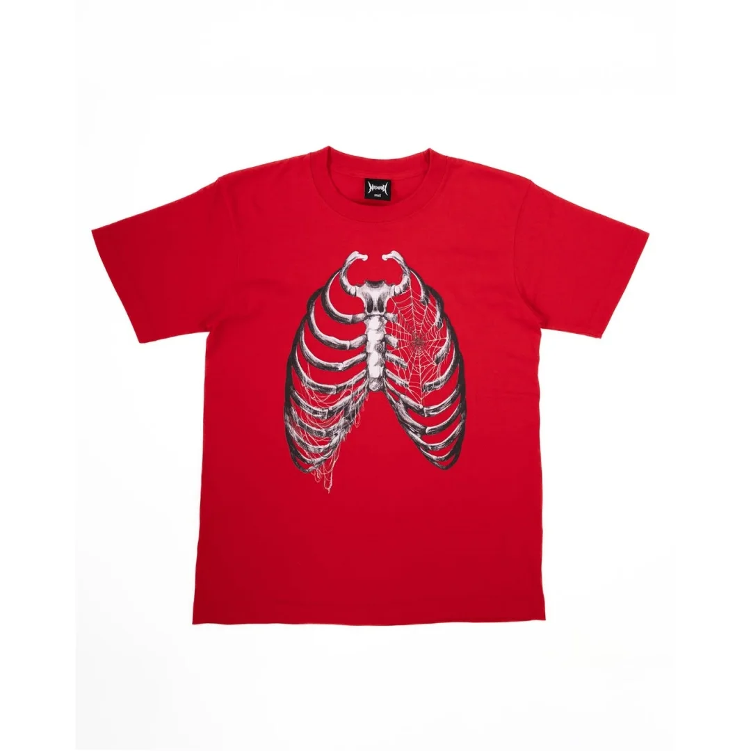 الأمريكية الرجعية الجمجمة الجرافيك تي شيرت الصيف موضة الرياضة القطن الخالص تي شيرت رجالي ملابس الأطفال تي شيرت Y2k امرأة