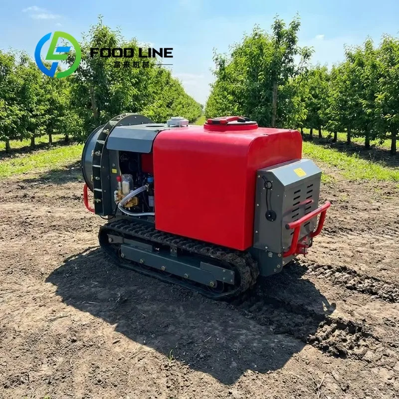 Remote Control Crawler Sprayer Modular Nozzle Assembly Crawler Sprayer Quick Replace Nozzles To Change Spraying Mist Size Freely