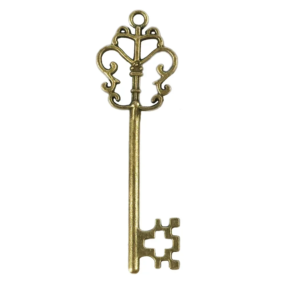 Chiavi di blocco Bronzo antico antico vintage artigianale fai da te per braccialetto per collana in lega metallica di alta qualità nuovo di zecca