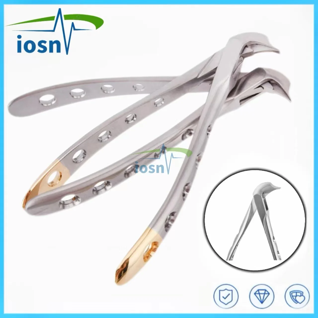 

Dental Crown Breaking Forceps Tooth Crown Remover Plier Dental Root Elevator Broken Crown Remover Surgical Dentist Tools