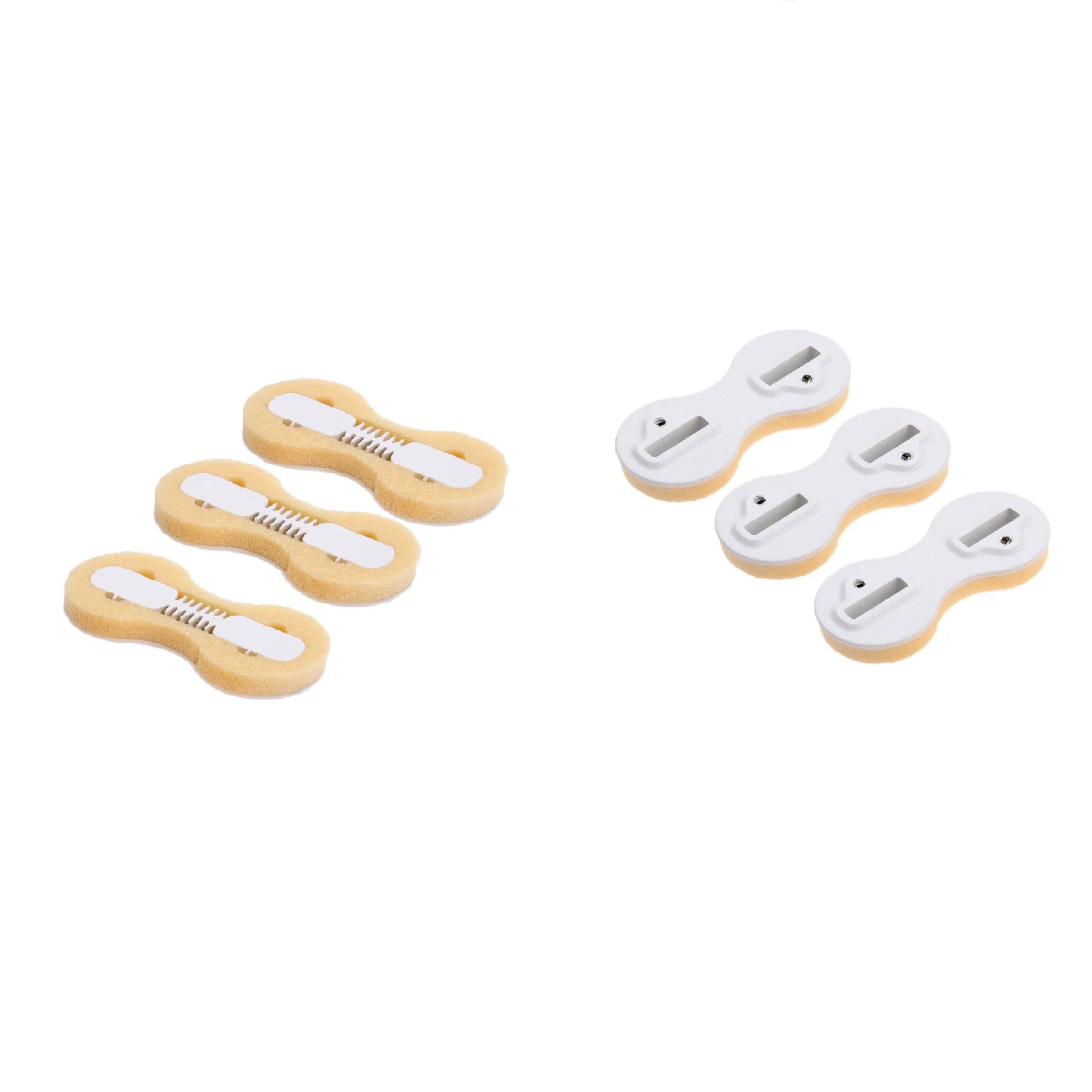 

3 шт./компл. коробка для плавания Fcs для серфинга с восьми символами нижнего слота, белые аксессуары для доски для серфинга 0 градусов/5 градусов/9 градусов