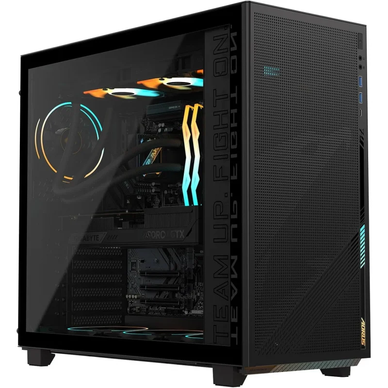 كمبيوتر مكتبي للألعاب من AOTESIER، Ryzen 7 9700X، RTX 5070 Ti، 32 جيجابايت DDR5، 2 تيرابايت SSD، Windows 11، Prime 5 AP5A7N7T-5000