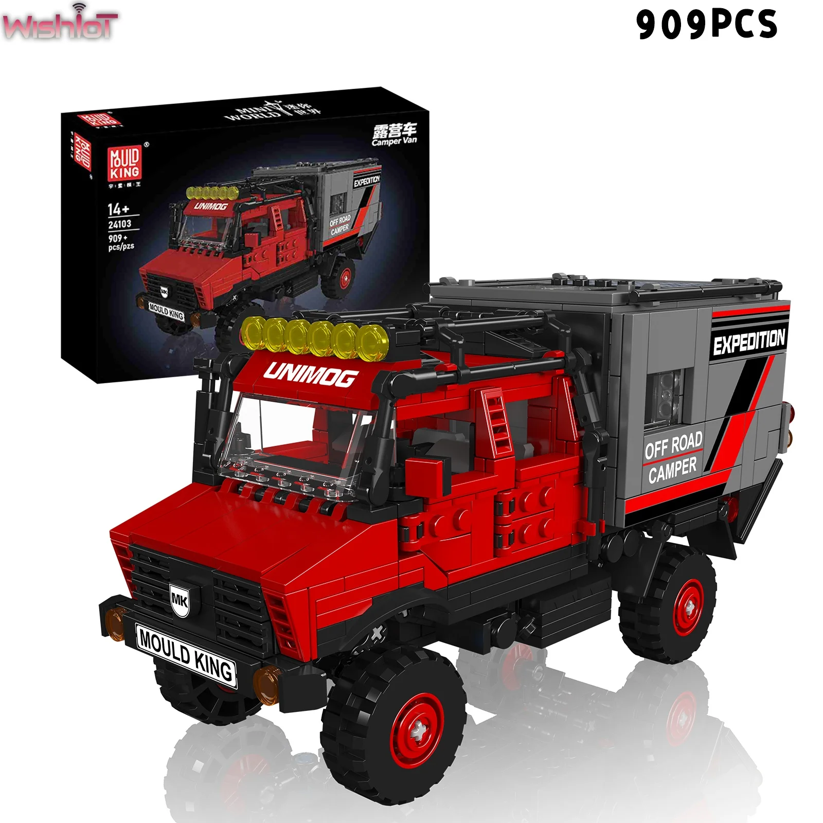 mould-king-24103-camper-van-909pcs-building-blocks-off-road-camper-model-home-office-ornaments-assembly-toys-birthday-gifts
