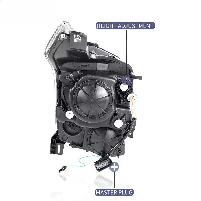 Nuevos faros delanteros certificación DOT para 'Cadillac SRX 2010-2015 piezas de automóvil impermeables a prueba de polvo cinco lentes envío a todo el mundo