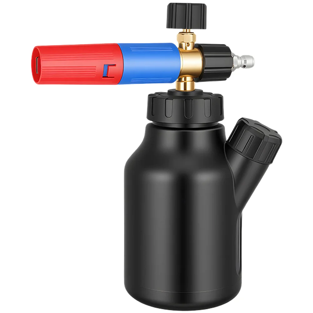 

Garage Detailing White Blue Car Foam Sprayer 1L Capacity Car Wash Sprayer Adjustable Spray Pattern 1 4-inch Quick-connect