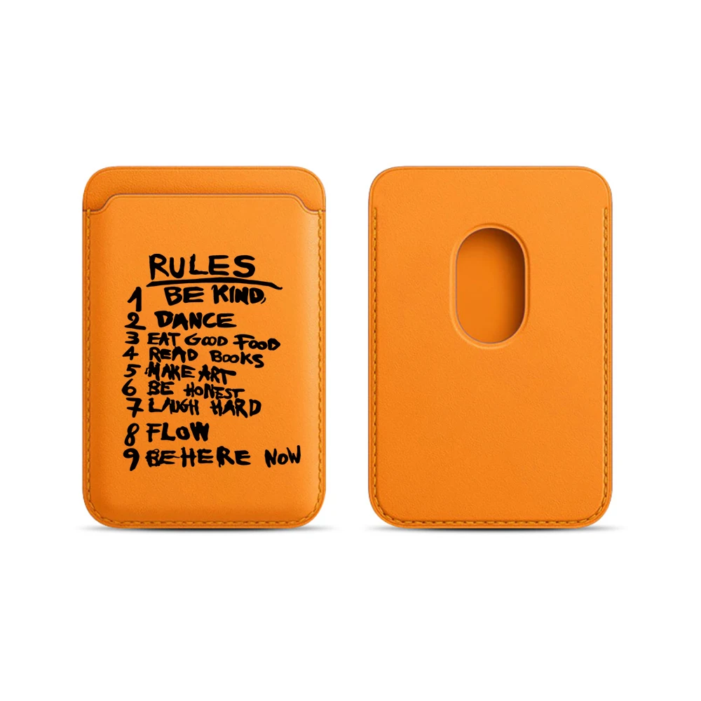 Rules Leder-Kartenetui Handyhülle Kartenhalter für Magnetische Hülle Geeignet für alle iPhones mit Magsafe-Kartenfunktion Rückseitentasche – Detail 14