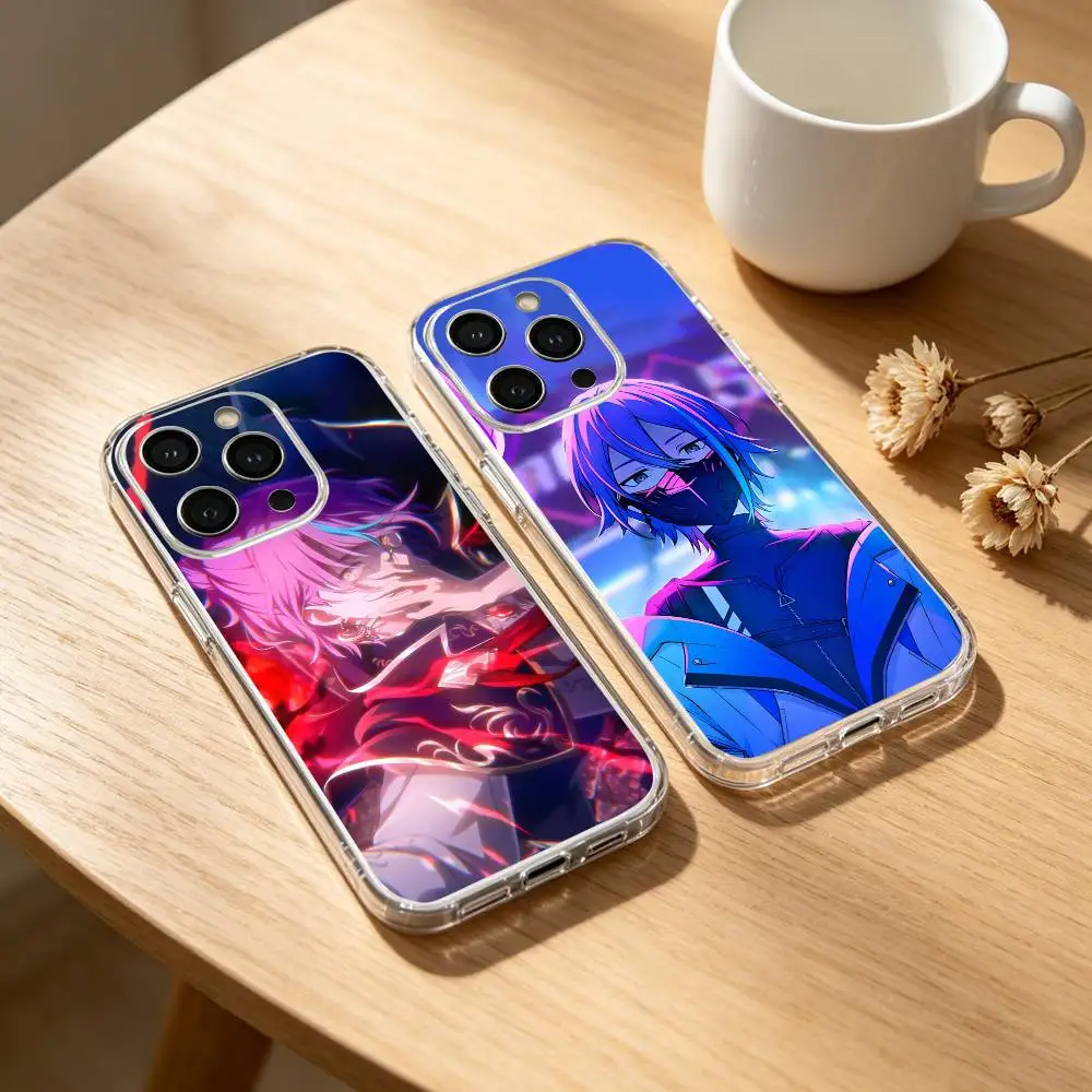

Kamishiro Rui Project S-SEKAI Phone Case For iPhone 17 16 15 14 13 12 11 Mini Pro Max Plus Transparent Cover