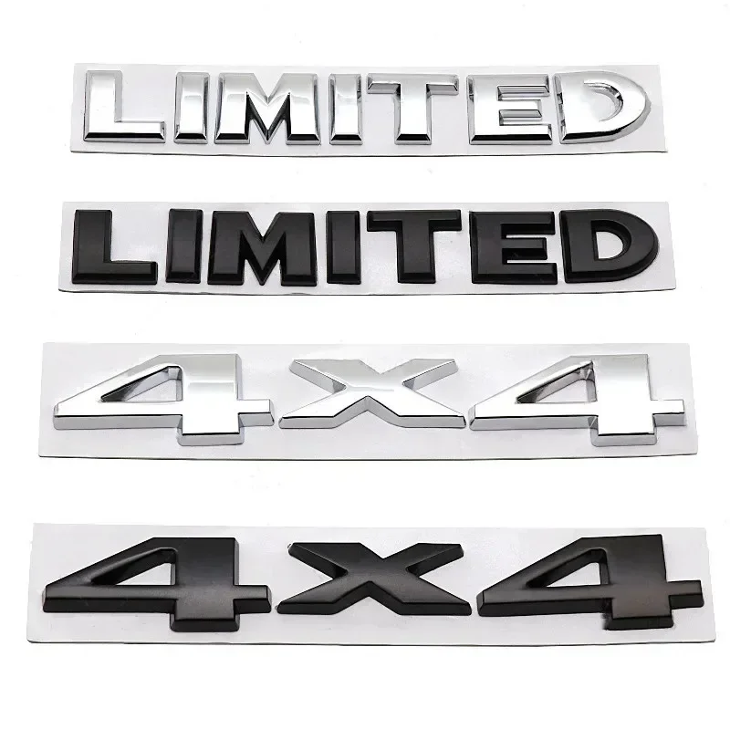 

3D Metal Car Trunk Emblem Badge Stickers For Jeep 4X4 Limited Letters Logo Grand Cherokee JL JK TJ Compass Wrangler Accessories