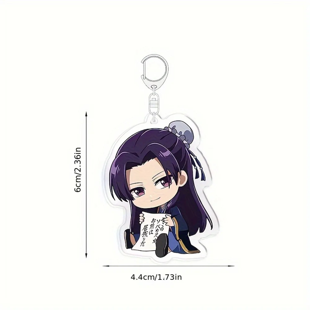 Hot 6Cm Anime The Apothecary Diaries Q Edition Maomao Keychain Jinshi Gyokuyou Cosplay Gaoshun Lihua Rouran Pendant Gifts Series