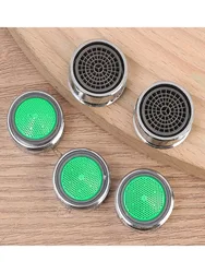 3pcs Brass Water Saving Faucet Tap Aerator Replaceable Filter Mixed Nozzle 24mm Thread Bathroom Faucet Bubbler Bathroom Parts