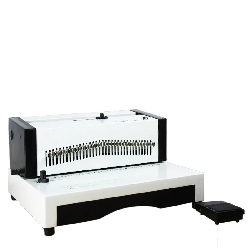 For WE25A Electric Punching Electric Pressure Square Hole Punching Machine Office YO Ring Loose-leaf Binding Machine A4 Punching