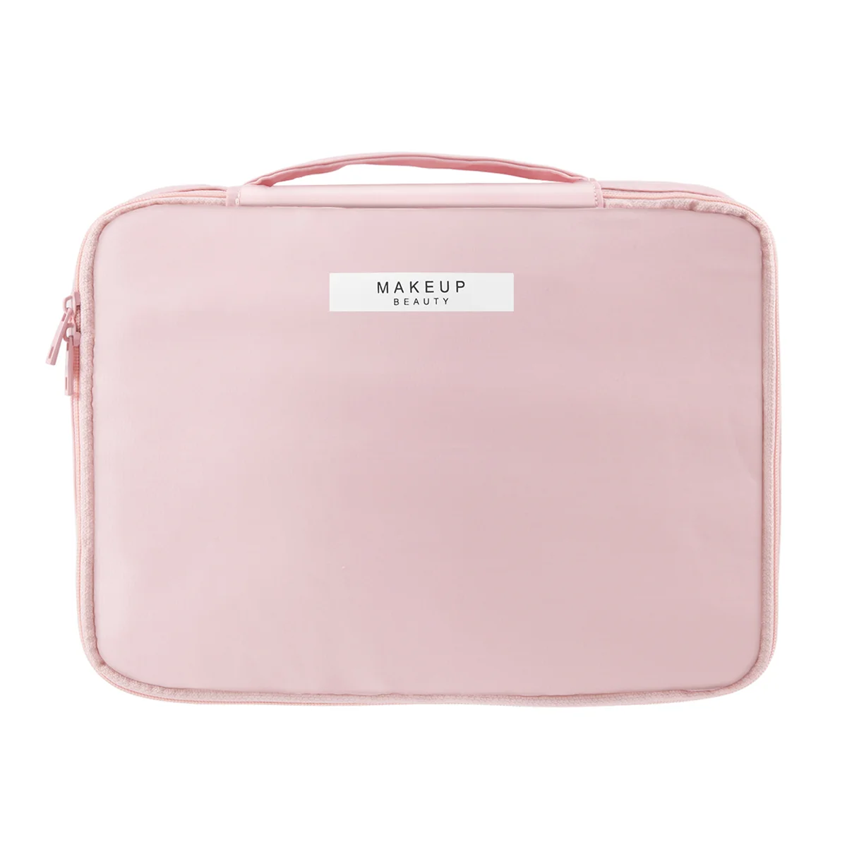 Cosmetic Bag for Women Cosmetic Travel Bag Toiletry Bag for Girls Make Up Bag Brush Bags Reusable Toiletry Bag- Pink