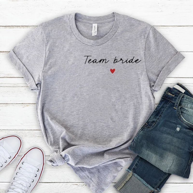 Bachelorette party customizable t-shirt  Witness party  Personalized party of the bride  Bride 100% cotton Short Sleeve Top Tees