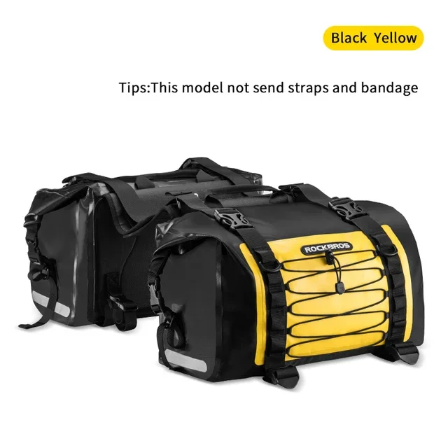 Customized Leather Saddle Bag Motorcycle Waterproof Side Bag For Motor Bike 60L Pannier Bag view 4