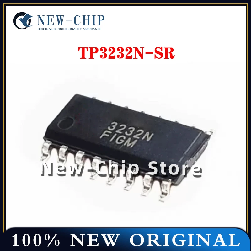 20PCS-500PCS/LOT  TP3232N-SR SOP-16  RS-232 transceiver chip  NEW ORIGINAL  3232N