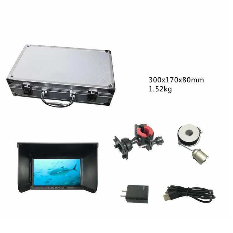 X11 Visual Fish Finder, 7 Inch 720P 30fps HD Screen, AHD Clear Image, Underwater Video Camera, 10 Hours Battery