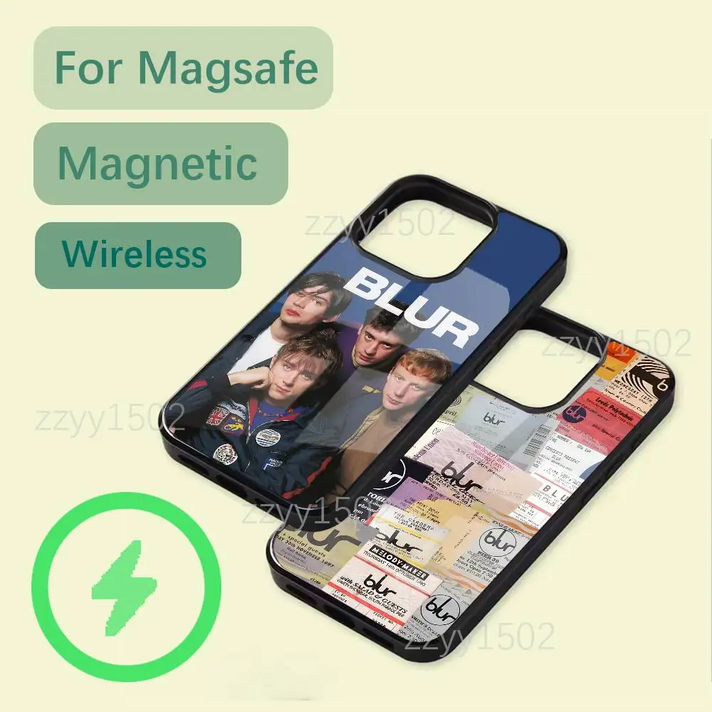 

Band B-Blur Parklife Phone Case For iPhone 17,16,15,14,13,12,11,Pro,Max,Plus,Mini,SE4,E Magsafe Wireless Charging