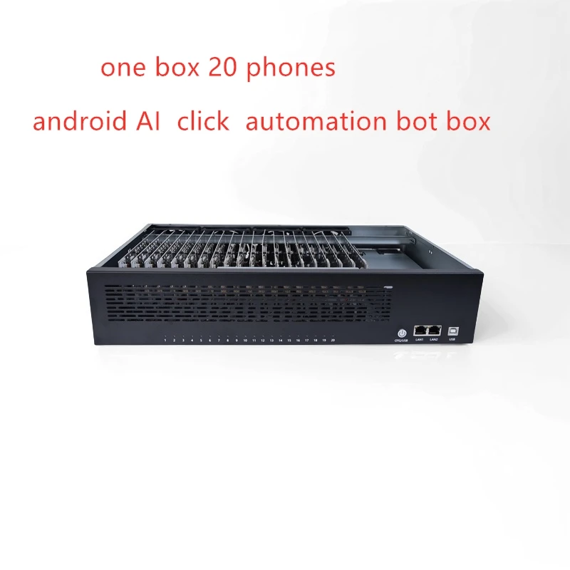 Cell Phone Farm Box Phone AI automation Click Bot AI Box For Social Media Marketing Tool