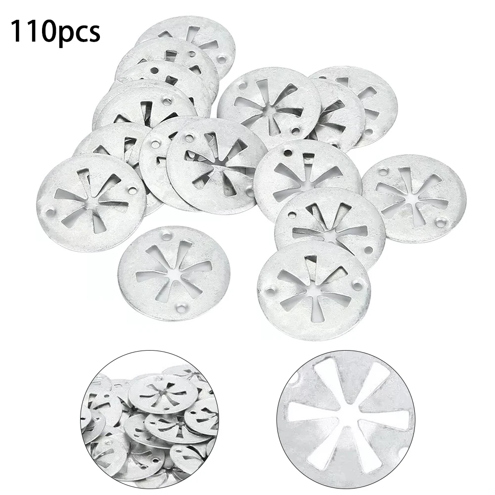 110Pcs Clamp Washer Hot Shield Plate Star Lock Washer Automotive Hot Plate For Various Vehicle Models Metal Car Accessories