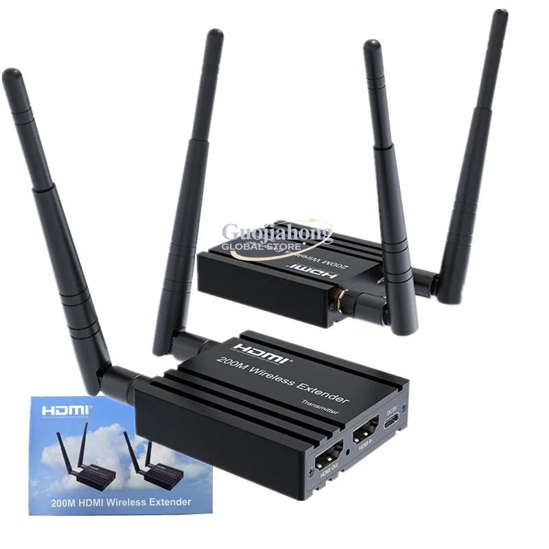 

Беспроводной удлинитель Wi-Fi 200 м, 1080P, с двумя антеннами, высокой четкости