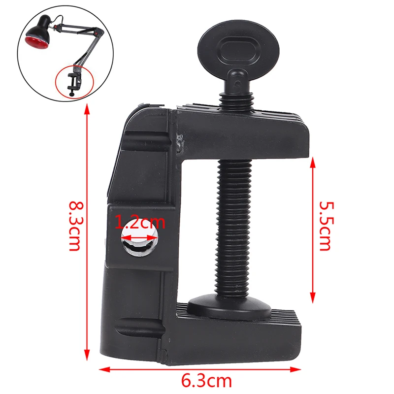 Accesorios de Clip fijo DIY, tornillo de montaje de luz, soporte de cámara para micrófono, lámpara de escritorio, transmisión, soporte Universal, accesorio de abrazadera
