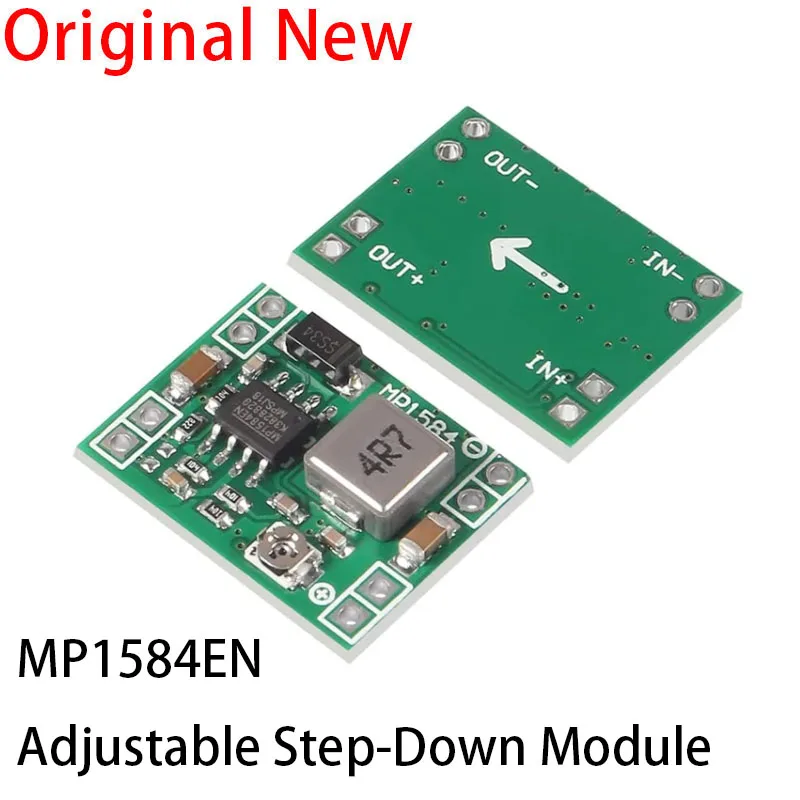 1PCS Ultra-Small Size DC-DC Step Down Power Supply Module MP1584EN 3A Adjustable Buck Converter for Arduin0 Replace LM2596