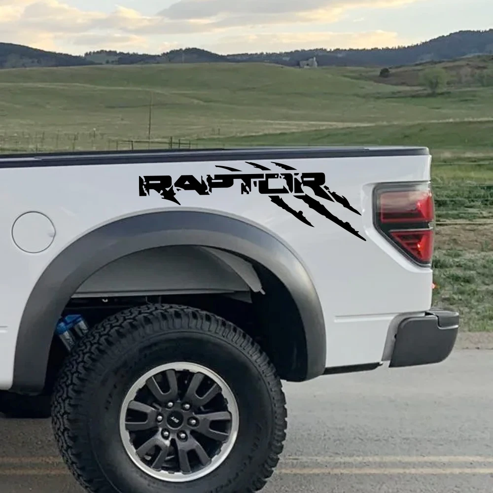 Car Graphics Claw Styling Sticker For Ford F 150 Ranger Raptor Pickup Truck Bed Side Decor Decal Cover Auto Tuning Accessories