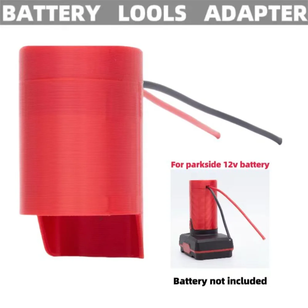 Imagem -02 - para Lidl Parkside 12v Li-ion Bateria Conector Adaptador de Saída Faça Você Mesmo 14awg Somente Adaptadores