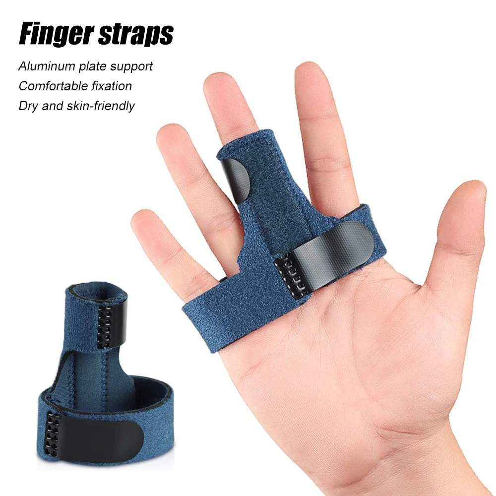 1/2Pcs Adjustable Finger Splint Brace for All Fingers Tendon Release Pain Relief Built-in Aluminum Alloy Mallet Finger Brace