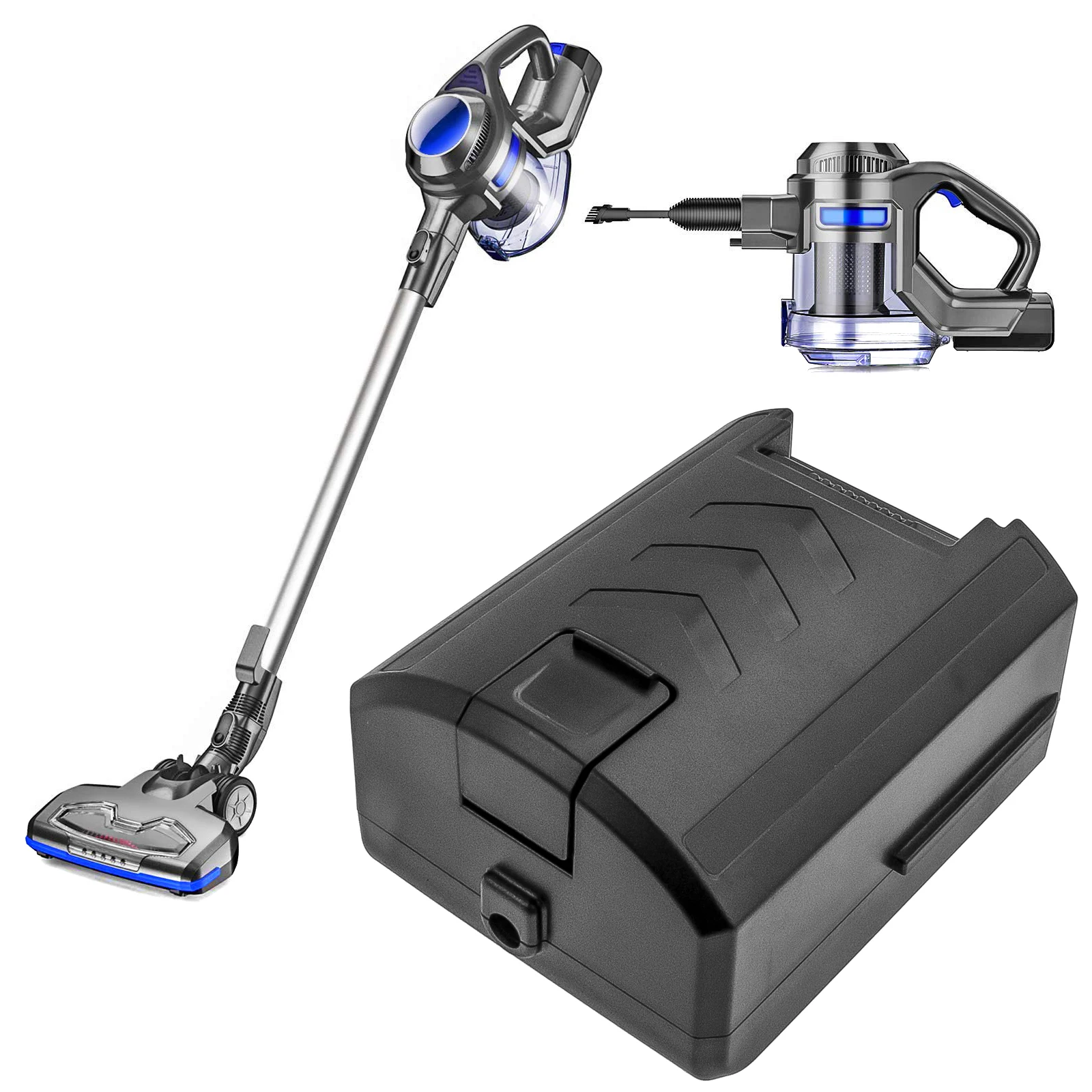 CameronSino Vacuum Cleaner  Li-ion  Battery 22.2V/2000mAh XL-618A for Moosoo X6