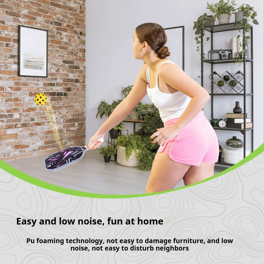 SONGYI Silent Pickleball Balls Foam Practice Pickleballs with Exact Real Ball Bounce Quiet Pickle Balls for Outdoor Indoor Use - Image 5