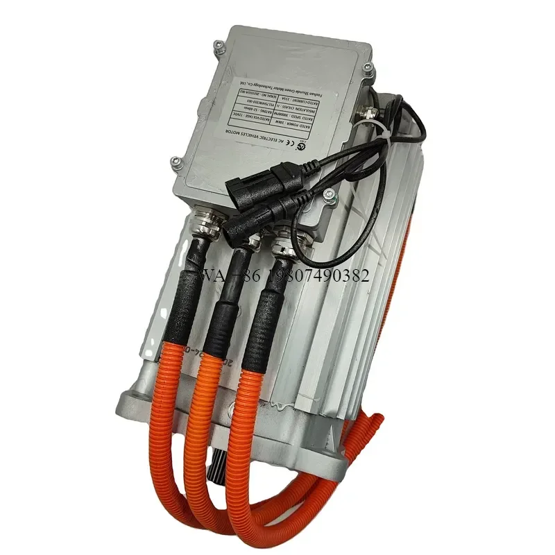 wmwmnu for Cheap AC Induction Motor Air Cooled 10KW Rated 20KW Peak 4500/7000 RPM Torque 120NM for Sightseeing Bus 14 and 23