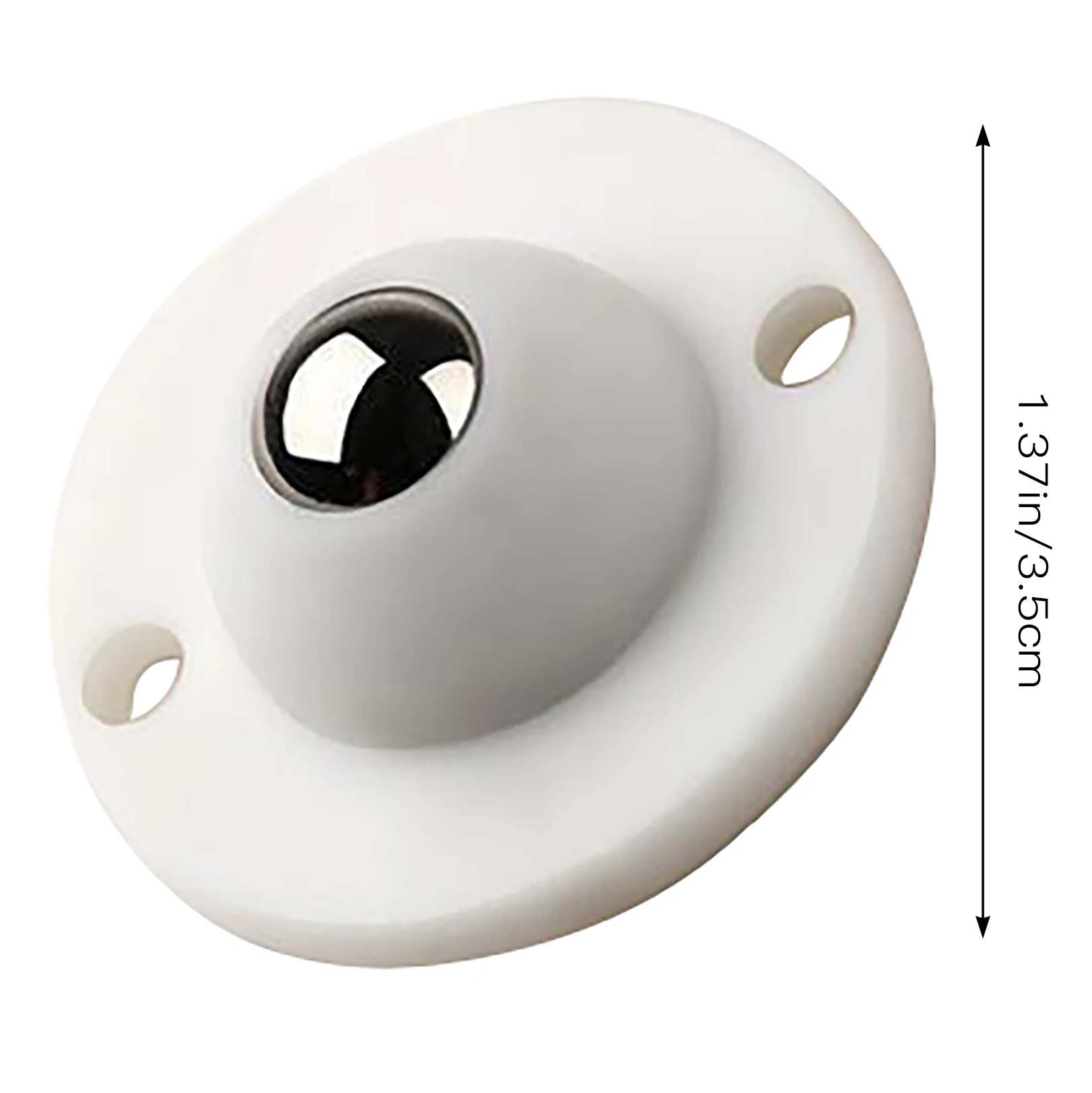 Self Adhesive Caster Wheel Rollers Low Profile Swivel Ball Casters Rolling Wheels for Appliances Mop Bucket