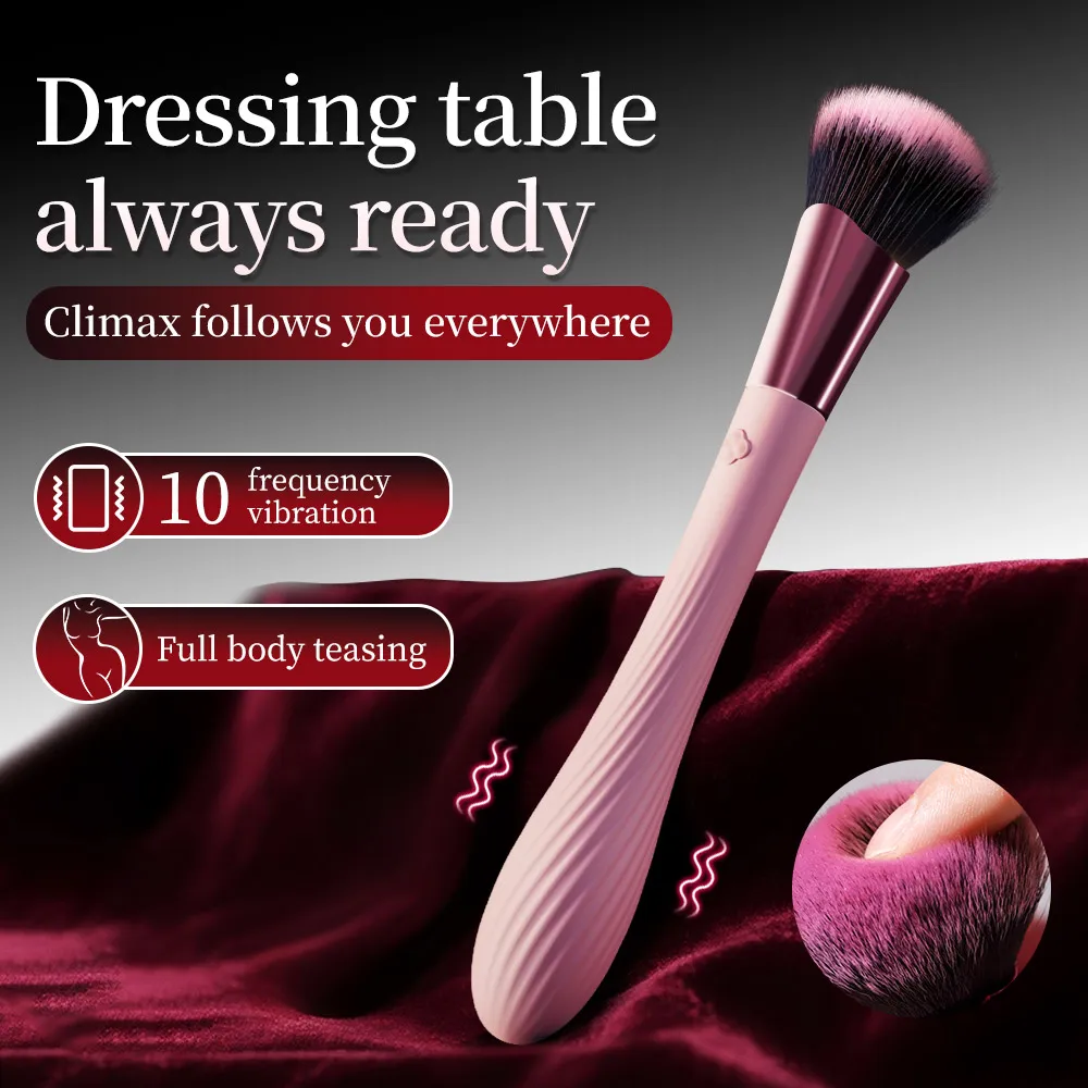 New Upgrade Makeup Brush Vibrator Detachable Brush G-Spot Nipple Clitoral Stimulator Bullet Dildo Vibrators Sex Toys for Woman - Image 2