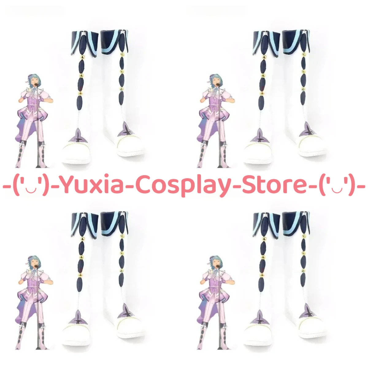 

Юксиакосплей! Ансамбль Звезд! Hajime Shino, обувь для косплея, реквизит для игрового персонажа, ботинки из искусственной кожи, карнавальный костюм на Хэллоуин